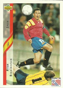 1994 Upper Deck World Cup Contenders English/Spanish #188 Aitor Beguiristain Front