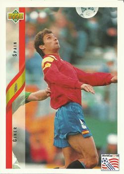 1994 Upper Deck World Cup Contenders English/Spanish #194 Giner Front