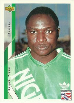 1994 Upper Deck World Cup Contenders English/Spanish #198 Rashidi Yekini Front