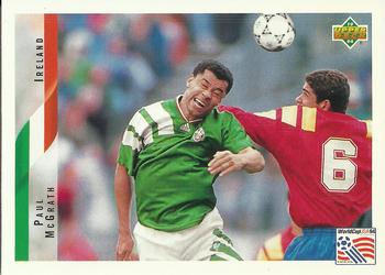 1994 Upper Deck World Cup Contenders English/Spanish #202 Paul McGrath Front