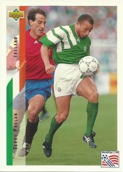 1994 Upper Deck World Cup Contenders English/Spanish #203 Terry Phelan Front