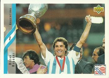 1994 Upper Deck World Cup Contenders English/Spanish #231 Oscar Ruggeri Front