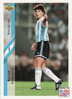 1994 Upper Deck World Cup Contenders English/Spanish #235 Nestor Craviotto Front