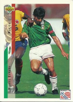 1994 Upper Deck World Cup Contenders English/Spanish #38 Miguel España Front