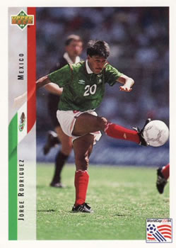 1994 Upper Deck World Cup Contenders English/Spanish #47 Jorge Rodriguez Front