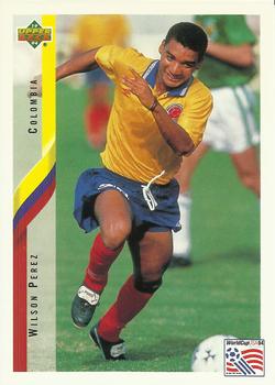 1994 Upper Deck World Cup Contenders English/Spanish #61 Wilson Perez Front