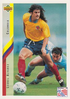 1994 Upper Deck World Cup Contenders English/Spanish #62 Leonel Alvarez Front