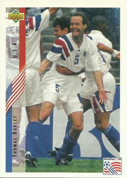 1994 Upper Deck World Cup Contenders English/Spanish #7 Thomas Dooley Front