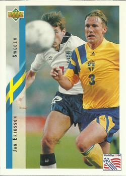 1994 Upper Deck World Cup Contenders English/Spanish #88 Jan Eriksson Front