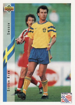1994 Upper Deck World Cup Contenders English/Spanish #97 Stefan Rehn Front