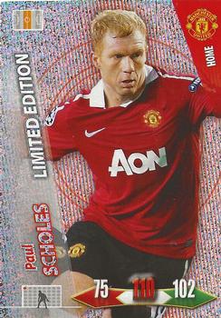 2010-11 Panini Adrenalyn XL Manchester United - Limited Edition #4 Paul Scholes Front