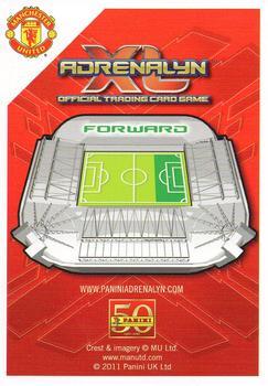 2011-12 Panini Adrenalyn XL Manchester United - Limited Edition #NNO Wayne Rooney Back