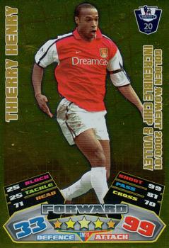 2011-12 Topps Match Attax Premier League - Golden Moments #GM20 Thierry Henry Front