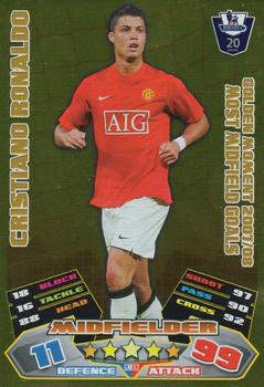 2011-12 Topps Match Attax Premier League - Golden Moments #GM33 Cristiano Ronaldo Front