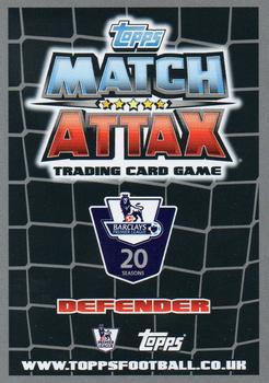 2011-12 Topps Match Attax Premier League - Golden Moments #GM40 Ashley Williams Back
