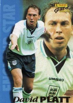 1996 Panini Gold England Stars Euro #14 David Platt Front