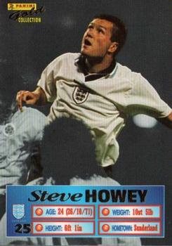 1996 Panini Gold England Stars Euro #25 Steve Howey Front