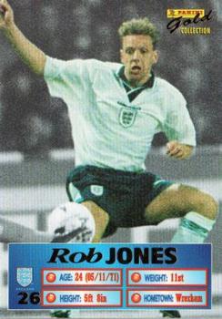 1996 Panini Gold England Stars Euro #26 Rob Jones Front
