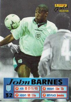1996 Panini Gold England Stars Euro #32 John Barnes Front