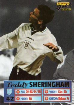 1996 Panini Gold England Stars Euro #42 Teddy Sheringham Front