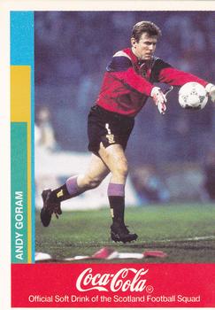 1991 Merlin Coca Cola Footballers #2 Andy Goram Front