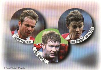 1997-98 Futera Manchester United Fans' Selection #2 Team Puzzle Front