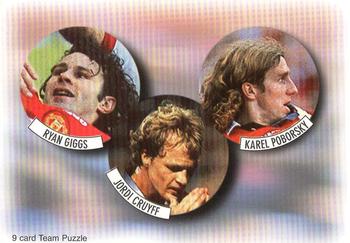 1997-98 Futera Manchester United Fans' Selection #8 Team Puzzle Front