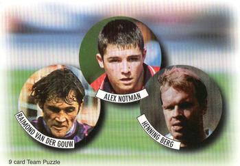 1997-98 Futera Manchester United Fans' Selection #9 Team Puzzle Front