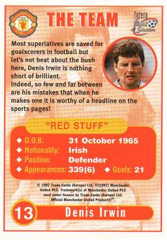 1997-98 Futera Manchester United Fans' Selection #13 Denis Irwin Back