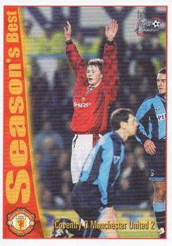 1997-98 Futera Manchester United Fans' Selection #48 Coventry 0 Manchester United 2 Front