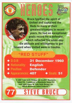 1997-98 Futera Manchester United Fans' Selection #77 Steve Bruce Back