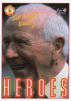 1997-98 Futera Manchester United Fans' Selection #79 Sir Matt Busby Front