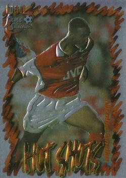 Nicolas Anelka Hot Shots Chrome Embossed # HS4 Futera Arsenal Fans 1999 