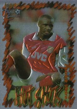 1999 Futera Arsenal Fans' Selection - Hot Shots Chrome Embossed #HS6 Patrick Vieira Front