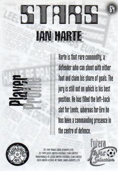 1999 Futera Leeds United Fans' Selection #64 Ian Harte Back