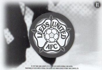 1999 Futera Leeds United Fans' Selection #81 Player & Stadium Montage Back