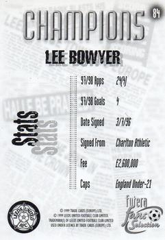 1999 Futera Leeds United Fans' Selection #84 Lee Bowyer Back