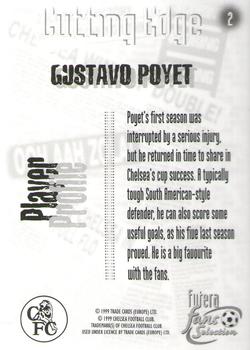 1999 Futera Chelsea Fans' Selection #2 Gustavo Poyet Back