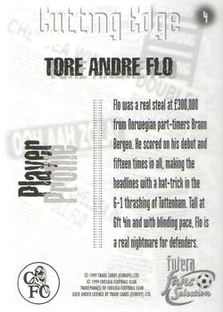 1999 Futera Chelsea Fans' Selection #4 Tore Andre Flo Back