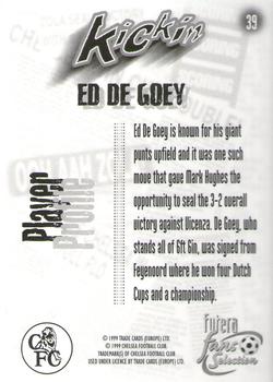 1999 Futera Chelsea Fans' Selection #39 Ed De Goey Back