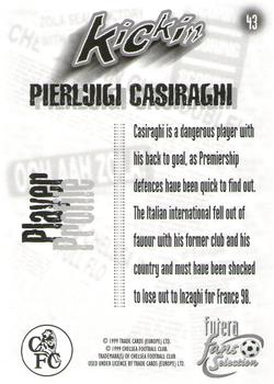 1999 Futera Chelsea Fans' Selection #43 Pierluigi Casiraghi Back