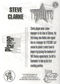 1999 Futera Chelsea Fans' Selection #95 Steve Clarke Back