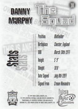 1999 Futera Liverpool Fans' Selection #18 Danny Murphy Back