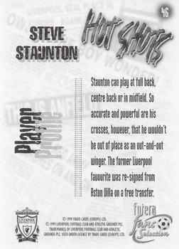 1999 Futera Liverpool Fans' Selection #46 Steve Staunton Back