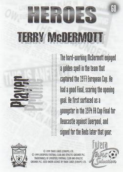 1999 Futera Liverpool Fans' Selection #60 Terry McDermott Back