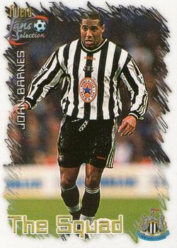 1999 Futera Newcastle United Fans' Selection #21 John Barnes Front