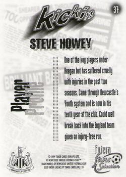 1999 Futera Newcastle United Fans' Selection #37 Steve Howey Back