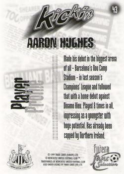 1999 Futera Newcastle United Fans' Selection #43 Aaron Hughes Back