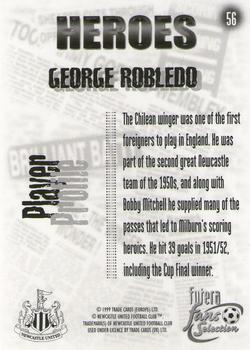 1999 Futera Newcastle United Fans' Selection #56 George Robledo Back