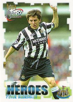 1999 Futera Newcastle United Fans' Selection #62 Peter Beardsley Front